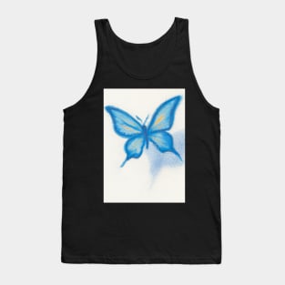 Blue Butterfly Tank Top